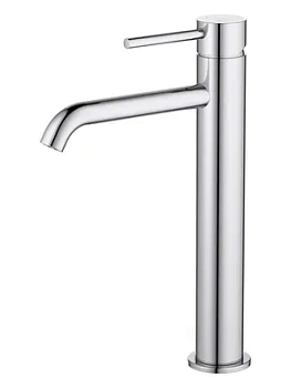 Смеситель для раковины Aquatek AQ1304CR однозахватный, излив 214мм, б/дон. клапана, хром