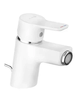 Смеситель KLUDI для биде, однозахватный, донный клапан, белый 375339165