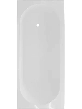 Ванна прямоугольная Estet Slim (1700х700) литьевой мрамор, белый ФР-00017279