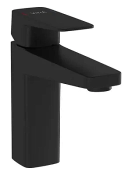 Смеситель для раковины Vitra Square A4273136EXP излив 140 мм, без д/к, черный матовый