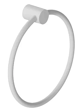 Полотенцедержатель-кольцо KLUDI- настенный, 209 мм., белый матовый 5897853