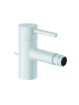 Смеситель KLUDI для биде, однозахватный, донный клапан, белый матовый 385335376