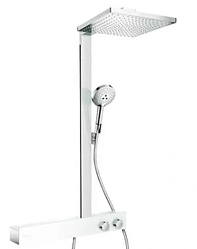Душевая система Hansgrohe 300 Showerpipe 600 термостат, верхний и ручн.душ,хром 27364000