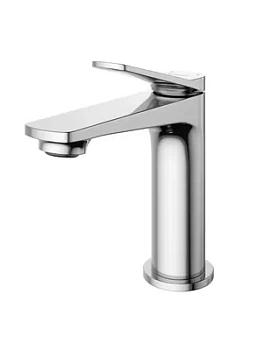 Смеситель для раковины BelBagno -LVM-CRM-W0 107мм, однозахватный, без донного клапана, хром