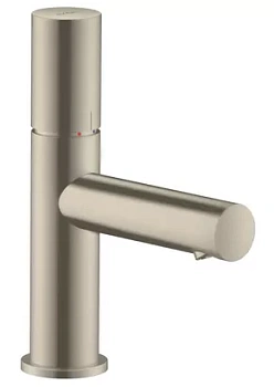 Смеситель Axor 45005820 для умывальника однорычажный, незапираемый клапан, шлиф.никель