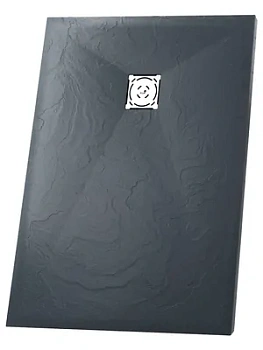 Душевой поддон RGW ST-0107G (700х1000х25) прямоугольный, иск. камень, графит 16152710-02
