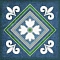 Smalto Decor 2 Blu 15x15