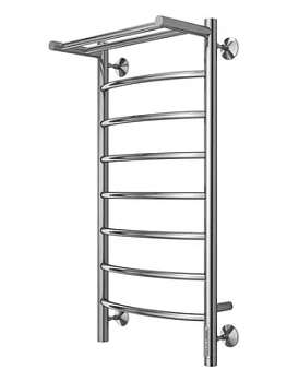 Полотенцесушитель TERMINUS с/п П8 (ШВ:400х850) электро, нерж.сталь, quick touch, правый