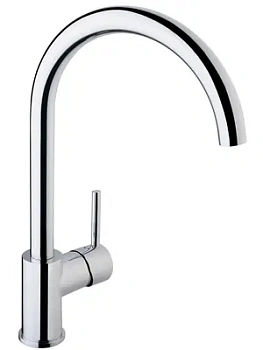 Смеситель для кухни Vitra однозахватный, высокий поворотный излив 245мм, хром A42091EXP
