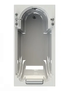 Ванна акриловая Радомир Fra Grande Chrome (1700х850) белая, с рамой 4-01-2-0-1-417