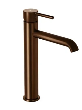 Смеситель Damixa для раковины однозахватный, излив 200мм, розовое золото 360250500