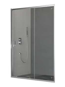 Душевая дверь RGW CL-14 (1100х1850) раздвижная, стекло 5мм прозрачное/хром 32091411-11