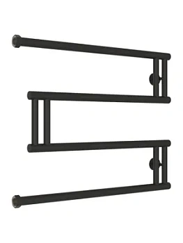 СУНЕРЖА model "M+" Полотенцесушитель 500x650 верт. подкл. темный титан муар, 15-4050-5065