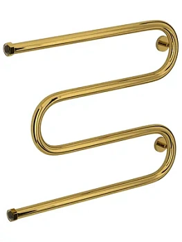 СУНЕРЖА + Полотенцесушитель 500х650 золото, нак. гайка 1"