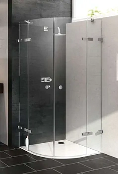 Душевой уголок HUPPE Pure 1200х1200х2000 хром глянец/стекло прозр. Anti-Plaque 4T1581.092.322