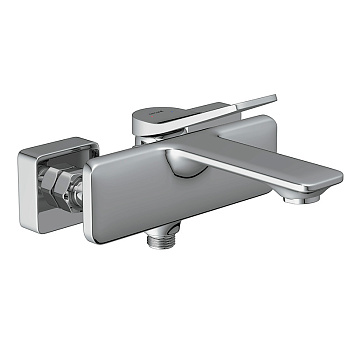Смеситель для ванны/душа Cersanit 63051 настенный однорычажный, хром