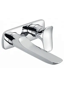 Смеситель KLUDI для умывальника, встраиваемый, внеш. часть, однозахватный, хром 532440575