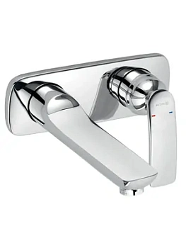 Смеситель KLUDI для умывальника, встраиваемый, однозахватный, внеш. часть, хром 522460575