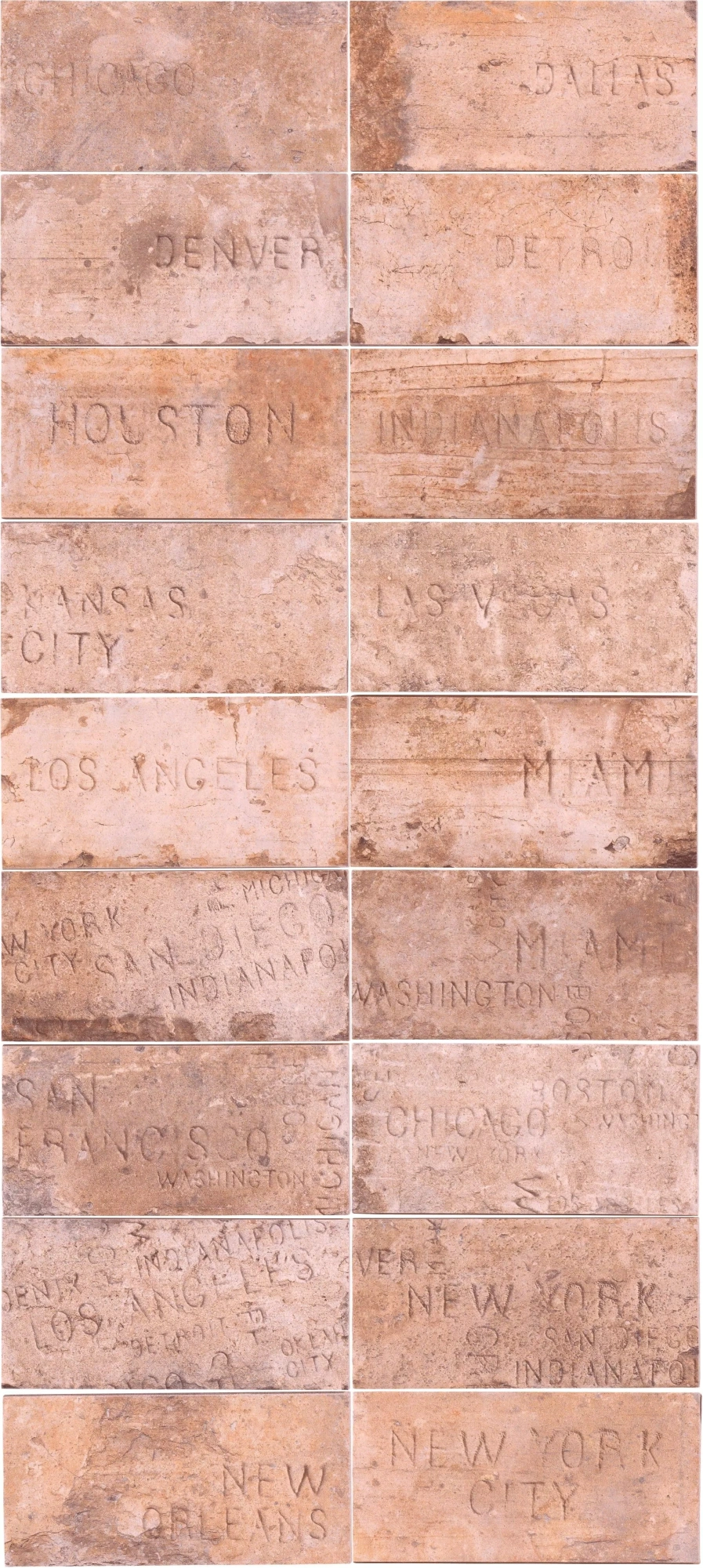 Chicago City Mix Wrigley 20X10 матовая