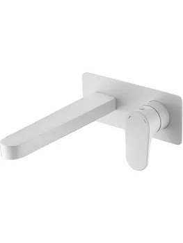 Смеситель Boheme 455-MW для раковины, встраиваемый, однозахватный, белый мат