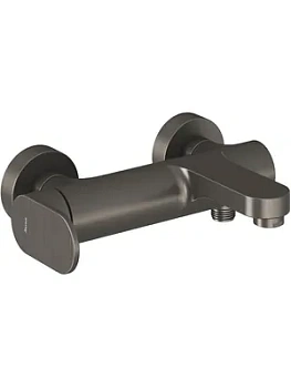 Смеситель для ванны/душа RAVAK EL 022.20GB однозахв, настенный, графит X070330