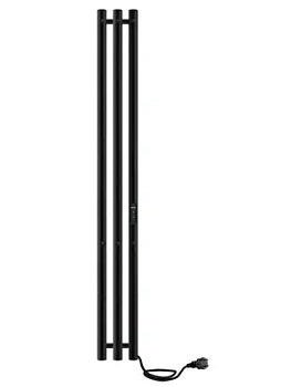 Полотенцесушитель Indigo 3 1200х130 (скрыт.монт, универ. подкл.) черный муар LSE120-13BRRt