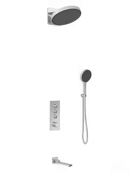 Душевая система Vincea для ванны/душа,термостатическая,верхний и ручной душ,хром VSFW-433TI3CH