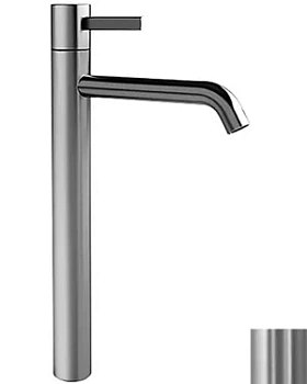 Смеситель для раковины Fantini высокий однозахватный, вылет 18,4см, нерж. сталь 2793A706WF