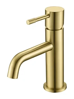 Смеситель Boheme 461-MG для раковины, на 1 отверстие, однозахватный, золото мат