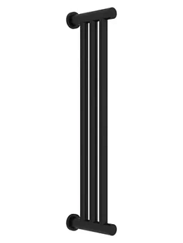 СУНЕРЖА ПП Полотенцесушитель 600х195 чёрный матовый, вертик./горизонт. подкл., 3/4"