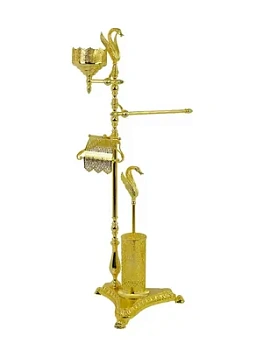 Migliore Стойка для унитаза и биде, 4-х функциональная 110 см, золото 26147