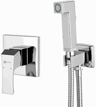Смеситель встраиваемый Lemark LM4519C с гигиеническим душем, хром