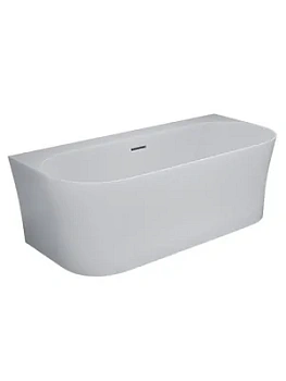 Ванна акриловая RAVAK D 170x80 пристенная, овальная, белая