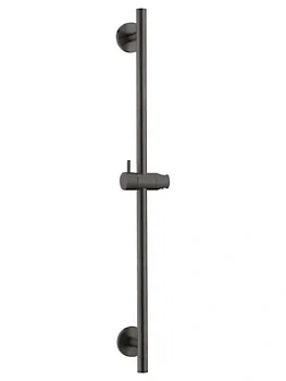 Душевая штанга Boheme 420-GM 710 мм, с держателем, графит