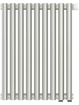 СУНЕРЖА Дизайн радиатор 500х405 (9 секц) нерж.сталь, EU50 левое/правое, 3/4", 00-0322-5009