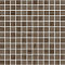 Monocibec Ceramiche Charm 108386 Brown Mosaico 2.5x2.5 Su Rete 30x30