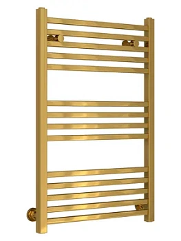 СУНЕРЖА Полотенцесушитель 800х500 (14 ступ.) под золото, нижнее подкл. 03-0250-8050