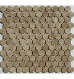 Hexagon Emperador Light 29.5x28 см