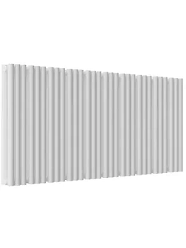 Радиатор стальной Empatiko S2 двухтруб 336х1192х96 30 сек бок.подкл, 2297Вт, Mild White