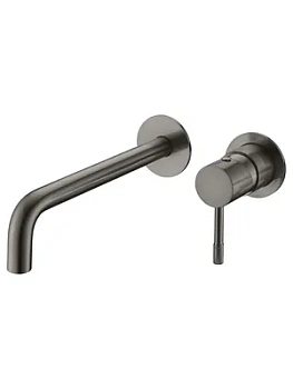 Смеситель Boheme 465-GM для раковины, встраиваемый, однозахватный, графит