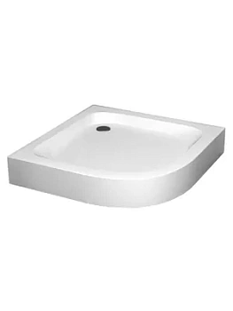 Душевой поддон RGW LUX/TN-Р (800х800х160) полукруглый, акрил, с ножками, белый 16180488-41