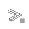 Impronta italgraniti Shale SL03CAA6 Canalina Angolare Greige 14x60x8