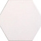 Examatt Esagona Bianco Matt 15x17.1