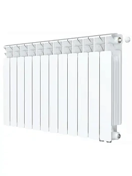 Радиатор биметаллический Rifar Ventil BVR 500 нижнее правое подключ., 12 секции, 2364 Вт, белый