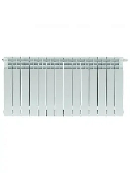 Радиатор STOUT Ventil 500 14 секций, биметалл, нижнее правое подключен.,белый SRB-3320-050014