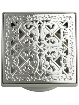 Трап душевой Migliore (112х112) с гидрозатвором и декоративной решеткой, хром 24892