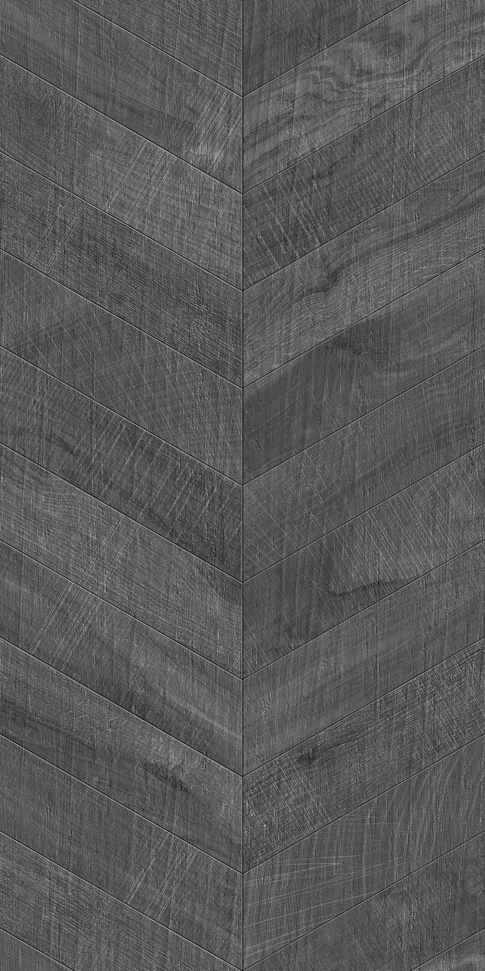 фон Ibero Artwood Chevron Black MATT 120x60 матовая