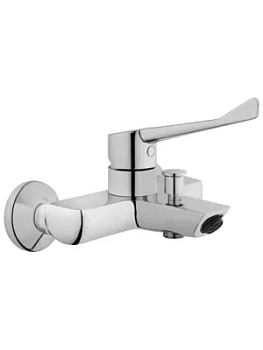Смеситель для ванны/душа Vitra Solid S медицинский, настенный, однозахватный, хром A42485EXP