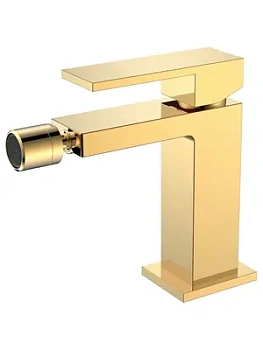 Смеситель Boheme 476-G для биде, на 1 отверстие, однозахватный, золото