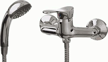 Смеситель Ledeme настенный, для душа, однозахватный, без излива, хром L2014